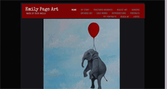 Desktop Screenshot of emilypageart.com